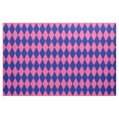 Pink and Blue Harlequin Checkered Design  Stoff (Fat Quarter (45,7 x 55,9 cm))