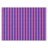 Pink and Blue Harlequin Checkered Design  Tischdecke (Vorderseite (Horizontal))