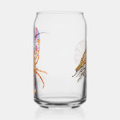 Pink and Blue Lobster Dosenglas (Links)