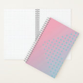 Pink and Blue Ombre Gradient Notebook Notizblock (Innen)