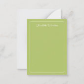 Pink and Blue Wildflower Easter Rabbit Mitteilungskarte (Rückseite)