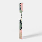 Pink and Cream - Luna Moth and Moonflowers iPhone Hülle (Rechte Seite)