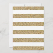 Pink and Gold Pumpkin Girl Dusche Einladung (Rückseite)