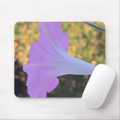Pink and Gold Sparkle Morning Glory Close-up  Mousepad (Mit Mouse)