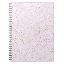 Pink and Gold Sparkle Notebook