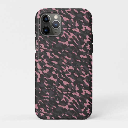 pink and gray camo abstract Case-Mate iPhone hülle (Rückseite)