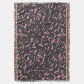 pink and gray camo abstract decke (Vorderseite Vertikal)