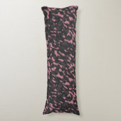 pink and gray camo abstract seitenschläferkissen (Vorderseite Vertikal)