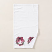 Pink and Green Berry Christmas Towel Set (Handtuch)