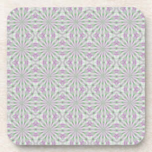 Pink and Green Christmas Rosettes Untersetzer