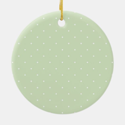 Pink and Green Keramik Ornament (Hinten)