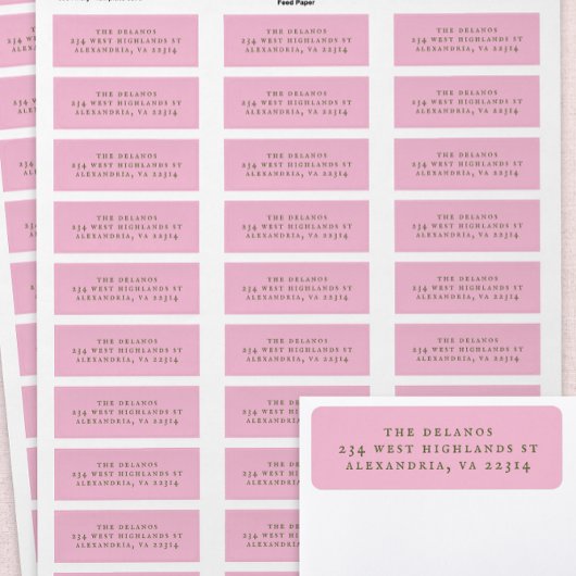 Pink and Green Simple Antique Serif Text