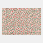Pink and Holly Christmas Wrapping Paper Geschenkpapier Set (Vorderseite 3)