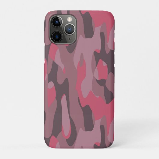 pink and mauve Camo abstract Case-Mate iPhone Hülle (Rückseite)