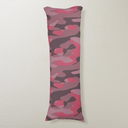 pink and mauve Camo abstract Seitenschläferkissen (Vorderseite Vertikal)