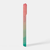 Pink and Mint Green Abstract Pattern Phone Case iPhone 15 Hülle (Rechte Seite)