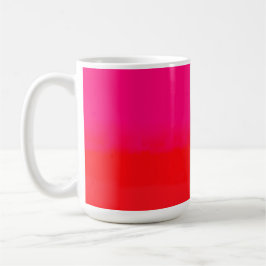 Pink and Orange Gradient  Kaffeetasse