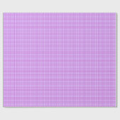 Pink and purple flower checkered pattern geschenkpapier (Flach)
