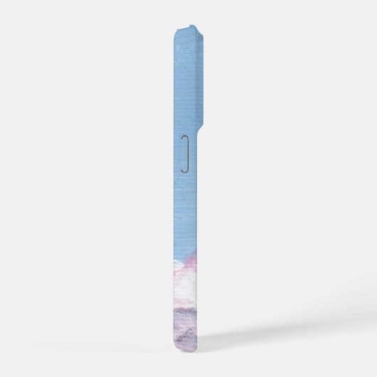 Pink and Purple Fluffy Clouds Phone Case iPhone Hülle (Rechte Seite)