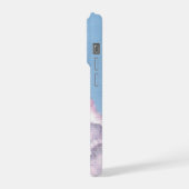 Pink and Purple Fluffy Clouds Phone Case iPhone Hülle (Linke Seite)