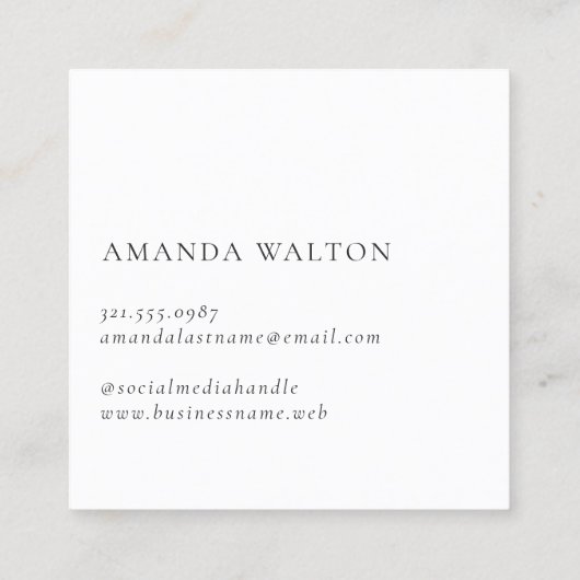 Pink and Purple Monogram Modern Terminkarte (Rückseite)