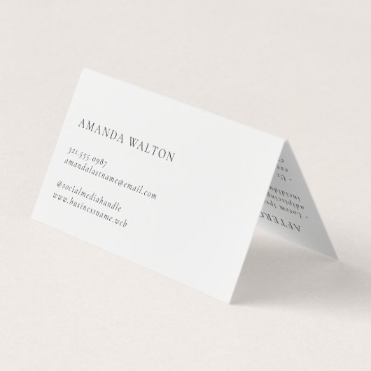 Pink and Purple Monogram Modern Visitenkarten (Rückseite)