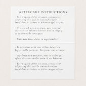 Pink and Purple Monogram Modern Visitenkarten (Innenseite Aufgefaltet)