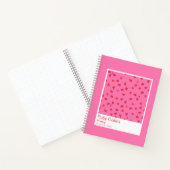Pink and Red Floral Aesthetic Notebook Notizblock (Innenseite)