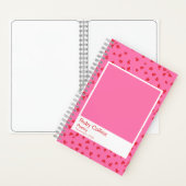 Pink and Red Floral Aesthetic Notebook Notizblock (Innen)