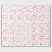 Pink and Red Hearts Geschenkpapier (Flach)