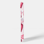 Pink and Red Layered Heart Pattern Case-Mate iPhone Hülle (Rückseite / Links)