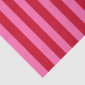 Pink and Red Peppermint Stripes Seidenpapier (Detail)