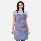 Pink and Turquoise Dream Schürze (Getragen)