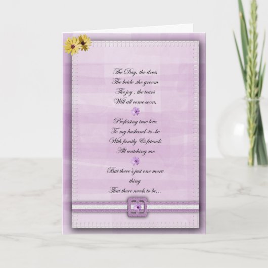 Pink and white Be my bridemaid card Einladung (Vorderseite)