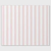 Pink and White Cabana Stripes Palm Beach Geschenkpapier (Flach)