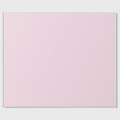Pink and White Gingham Geschenkpapier (Flach)