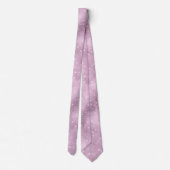 Pink and White Glitter Krawatte (Rückseite)