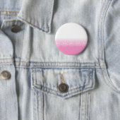 Pink And White Paws With Newsprint Background Button (Beispiel)