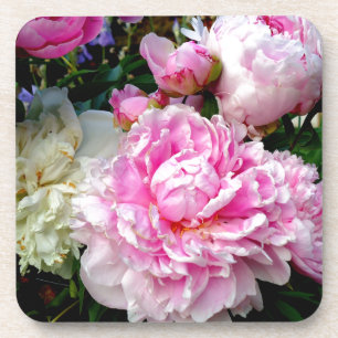 Pink and White Peonies Untersetzer