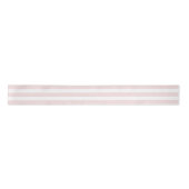 Pink and White Striped Paris Glam  Satinband (Vorderseite)