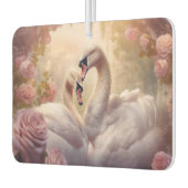 Pink and White Swans Autolufterfrischer (Links)