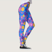 Pink and Yellow Floral Leggings (Rechts)