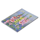 Pink and Yellow Hollyhock von Cargill, 1937 Notizblock (Linke Seite)