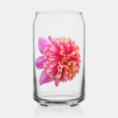 Pink Anemone Dahlia Bloom Floral Dosenglas (Vorderseite)
