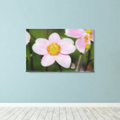 Pink Anemone Leinwanddruck (Insitu (Holzboden))