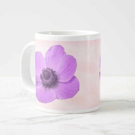 Pink Anemone Tasse (Vorderseite Links)