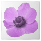 Pink Anemone Tile Fliese (Vorderseite)