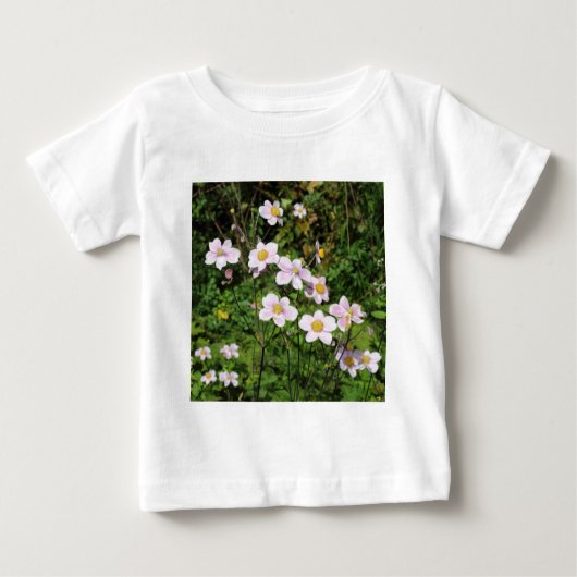 Pink Anemones Baby T-shirt (Vorderseite)
