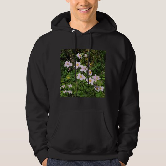 Pink Anemones Hoodie (Vorderseite)