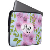 Pink Anemones Liebe Garden Electronics Bag Laptopschutzhülle (Vorne Rechts)